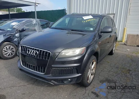 2013 Audi Q7 3.0T S Line Prestige from USA, damaged, VIN WA1DGAFE0DD007822
